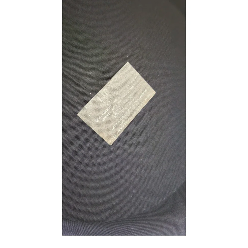 Dior Parfums Navy Recycled Cotton Round Vanity Cosmetic Case‎ with Mirror